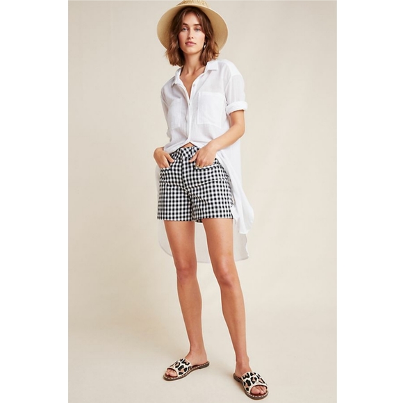 Anthropologie Pants - Anthropologie Picnic Gingham Shorts Plaid